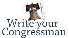 How can you write to your Congressman?